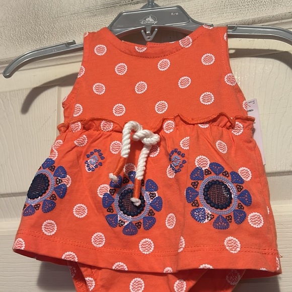 Carters Newborn Dress NWT Orange - Picture 2 of 5